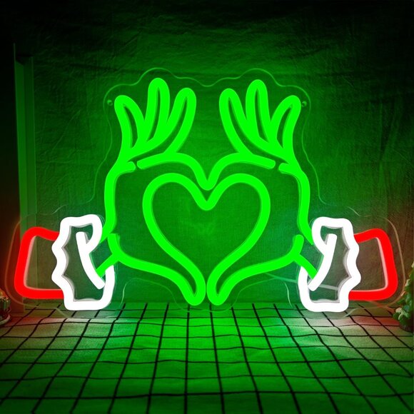 Christmas Neon Sign Led Candy Dimmable Light Up Sign for Wall Decorations - Picture 1 of 7